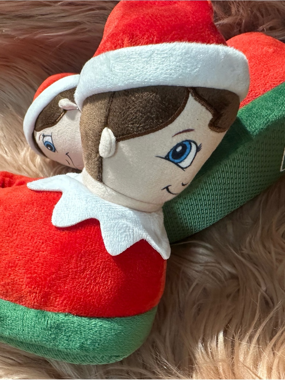 Plush Elf Holiday Kids Sleepers Size 7/8